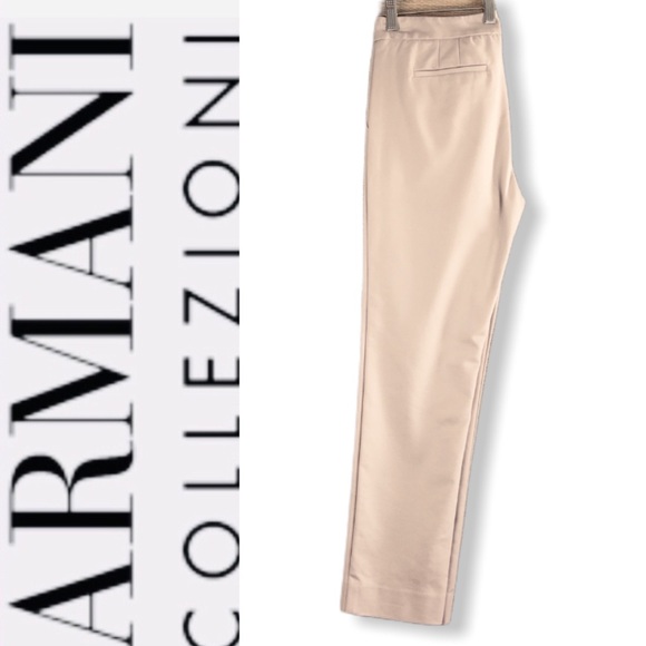 ARMANI COLLEZIONI Beige /Ten Cotton  Pants - Picture 3 of 6